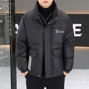冬季加厚棉衣男休闲立领PU棉衣防水潮流皮衣棉服外套PY903-P115图片
