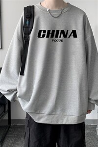 华夫格卫衣圆领卫衣男大码长袖t恤男外套 HW76001-P30加绒款-P40图片