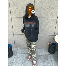 【有货】GG39ZZ-特40美式vibe风迷彩裤潮牌高级感直筒微喇牛仔裤，男装牛仔裤，星座1007（原301D）