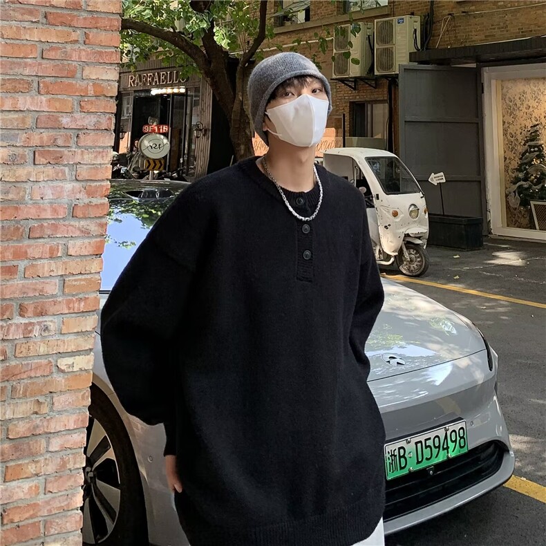 美式毛衣男慵懒风休闲针织衫M6527P48,男装针织衫/毛衣,星座1116-2
