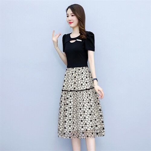 今年流行减龄一整套穿搭时尚裙女半身裙夏季2025新款，女装连衣裙，布芭啦