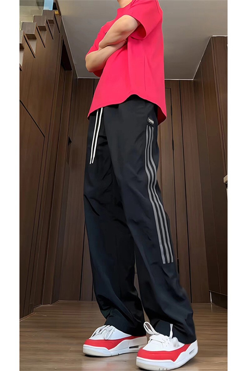 大量现货垂感直筒裤男夏季薄款褶皱伞兵裤休闲长裤DY5032-P55,男装休闲裤,电商A178