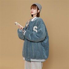 2025冬款男装羊羔毛加厚情侣中性棉衣外套DM159-P130，男装棉衣，电商D321-1