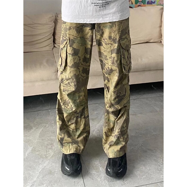 【有货】迷彩工装裤男大口袋裤子直筒阔腿休闲裤MCK01HH-特P55,男装工装外套,星座1007（原301D）