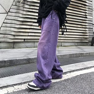 牛仔裤男夏季潮大码休闲裤子高街N8116P48图片