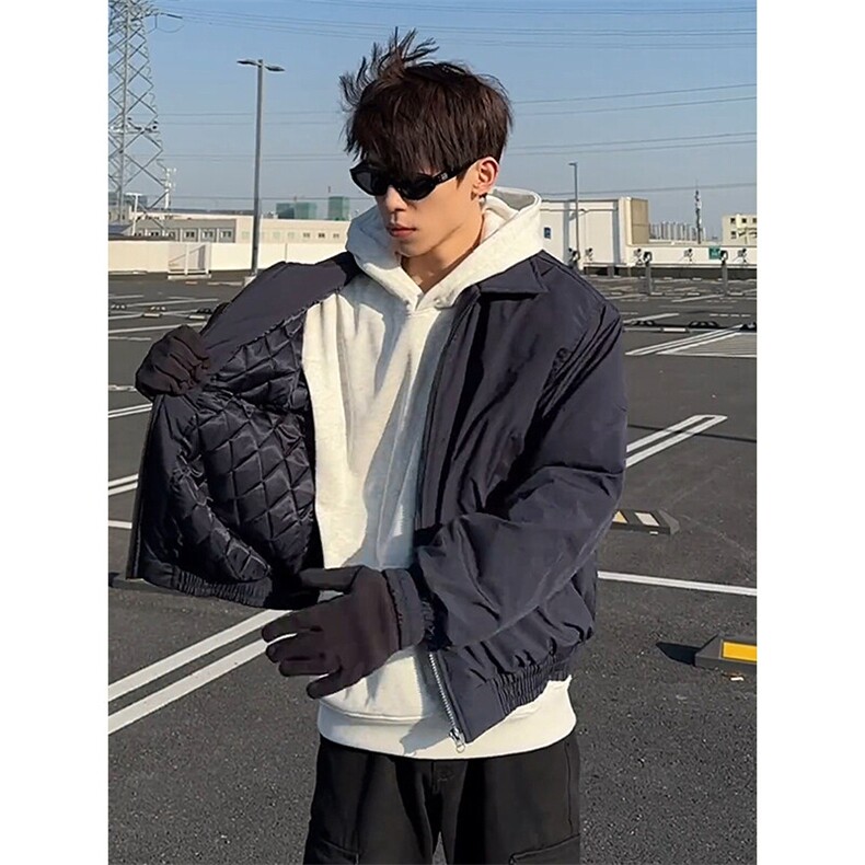 【有货】DM5017-P76美式复古飞行棉服男冬季潮牌痞帅加厚夹克棉衣图片