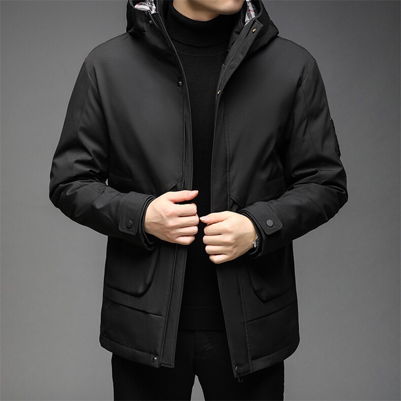 2021连帽羽绒服男士中老年爸爸装冬季休闲外套QLMF82108-P260,男装羽绒服,电商B212（原钱塘6029）