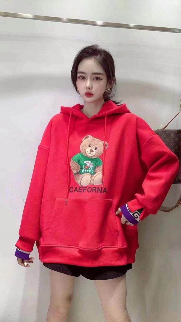 冬款新品加绒卫衣，女装卫衣/绒衫，衣尚怡