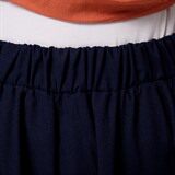 纯色麻中腰2021年夏季中裙褶皱半身裙，女装半身裙，独衣靓