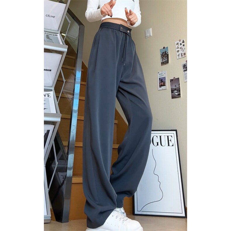 大码潮流高级感小直筒垂坠感冰丝休闲裤西裤K8549-P33【特价】,男装西裤,电商A007