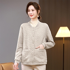 时尚立领纯色女装短外套优雅百搭显瘦秋季新品，女装短外套，梦芯尔