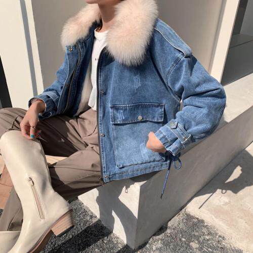 加绒牛仔派克服，其它，转角爱尚