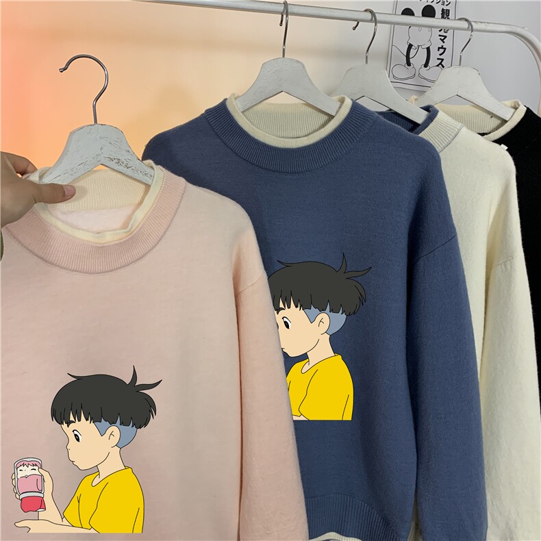 控78假两件毛衣男大码加绒针织衫男毛线衣M80200-P55加绒P70,男装针织衫/毛衣,电商A040