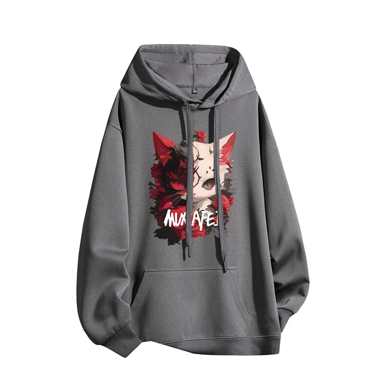得物供货、复合重磅420克现货连帽卫衣宽松HD019-1-HML470-特P45,男装卫衣,电商019-1