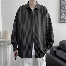 长袖衬衫春款男港风潮流C1888P32图片