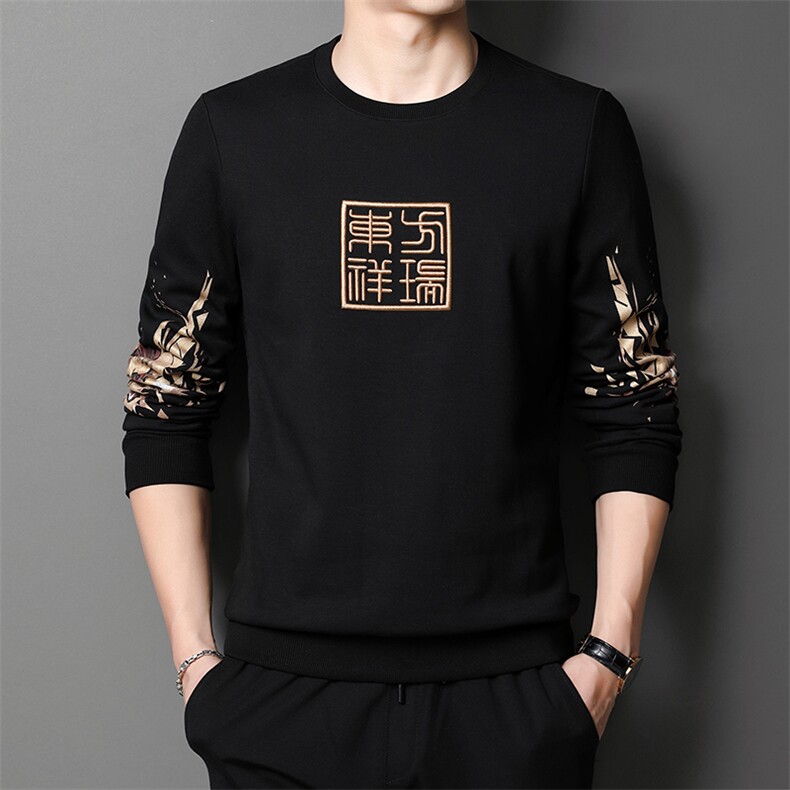 CB8012255秋季新款2023年男士休闲圆领卫衣长袖套头外套时尚P89图片