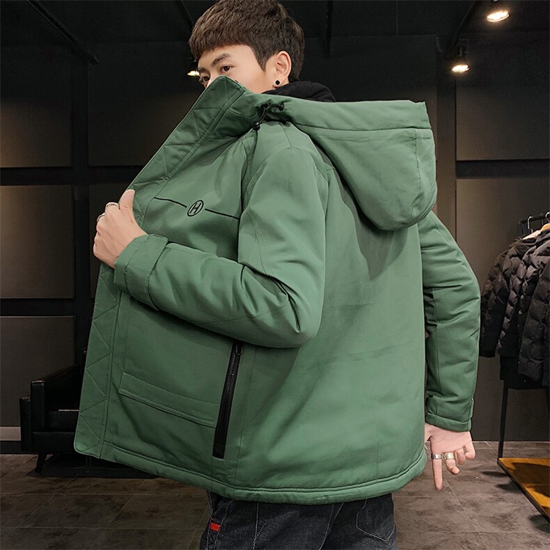 男士休闲连帽加厚保暖棉衣外套棉服棉袄冬季防寒开衫男装M999,男装棉衣,电商B226-2（原B217-2）