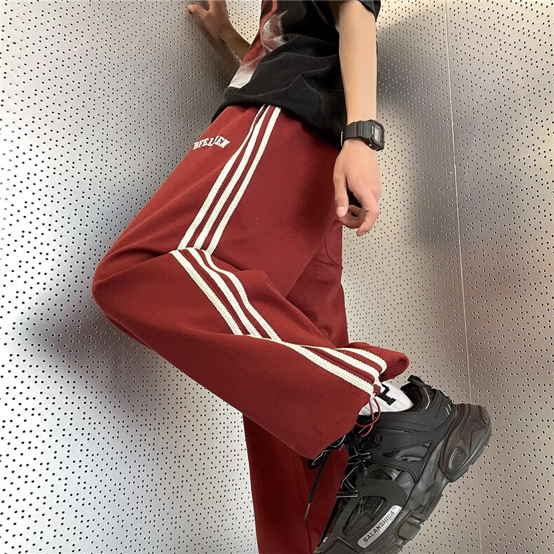 裤子男款夏季薄款宽松百搭运动裤男生直筒休闲长裤K009-P40图片