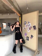 【LILILIN】22L1235原宿袜套百褶裙，其它，LILILIN