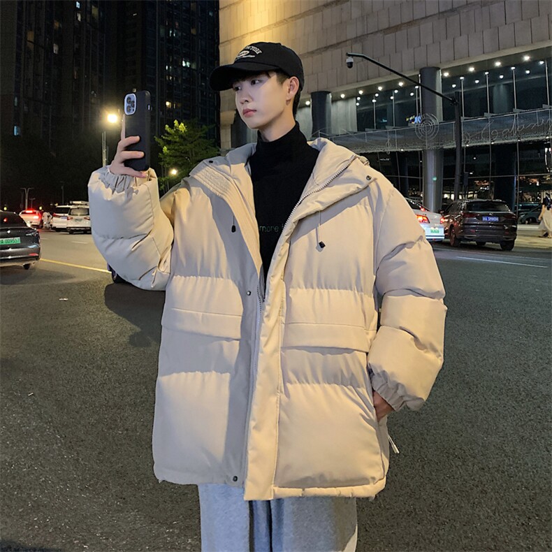 港风2026新品冬季宽松情侣装男装棉衣棉服冬装加厚外套D002-P105,男装棉衣,星座717