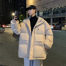 港风2026新品冬季宽松情侣装男装棉衣棉服冬装加厚外套D002-P105，男装棉衣，星座717