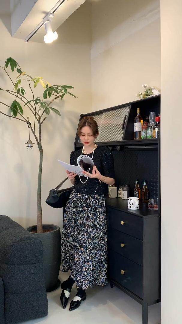 韩系亮片小衫。，其它，欧妮卡蒂蔓