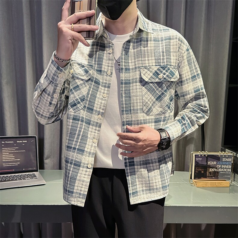 新款社会小伙秋冬男加厚寸衫型夹克男店主棉外套JK827-P68控98,男装夹克,星座301B-1