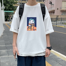 Q11042-P30春夏季七分袖t恤男大码五分袖男短袖中袖，男装T恤，电商A040