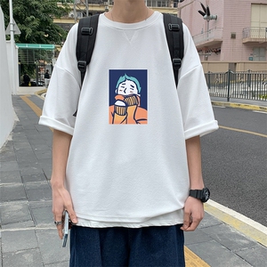 Q11042-P30 春夏季七分袖t恤男大码五分袖男短袖中袖图片