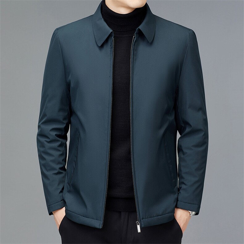 冬季加厚保暖棉服男2023年中年男士棉衣外套休闲棉袄爸爸男装上衣图片