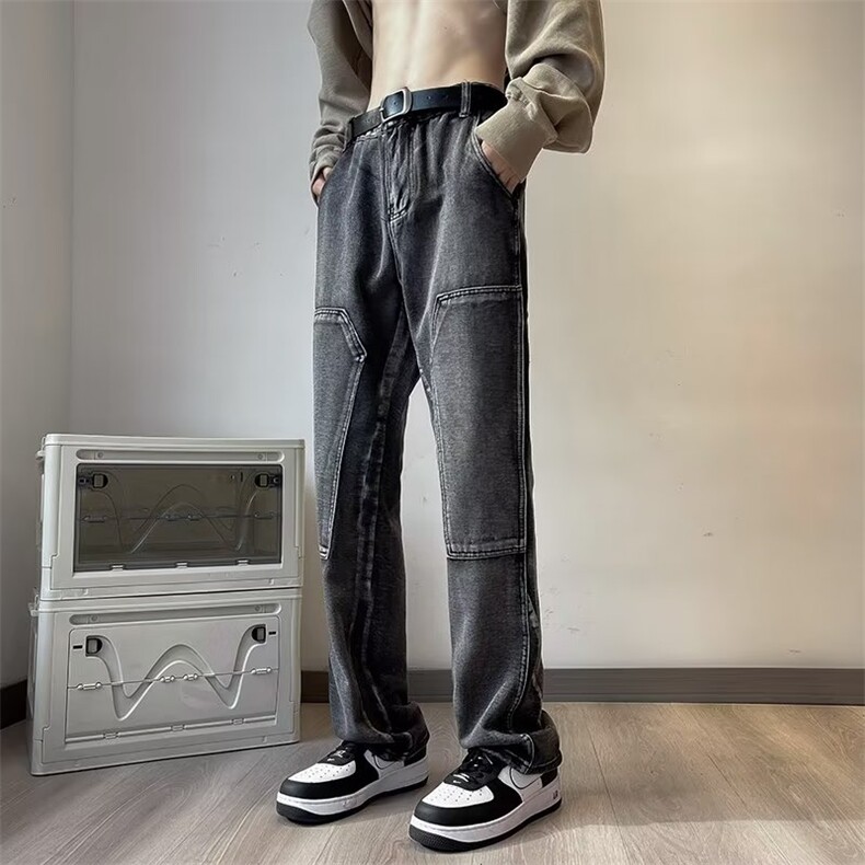 美式牛仔裤男款秋季长裤潮 N2236 P48图片