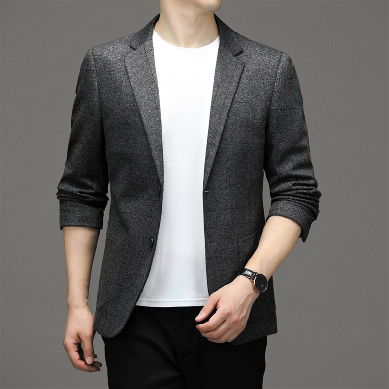 M3375-1钱塘2020-2秋季男士修身西服时尚休闲百搭男装外套P142,男装西服,钱塘207-2