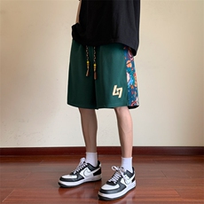 ！2025夏季新款男士风休闲短裤刺绣五分裤DK248特P25，男装休闲裤，电商B220