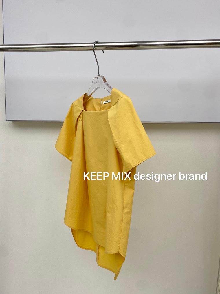 【现货】KP设计师款—热卖款方领衬衫，女装衬衫，KEEP MIX