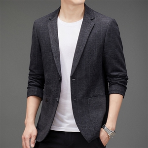 DJ8815钱塘2020-3秋冬季新款时尚休闲简约中年男士西服P152图片