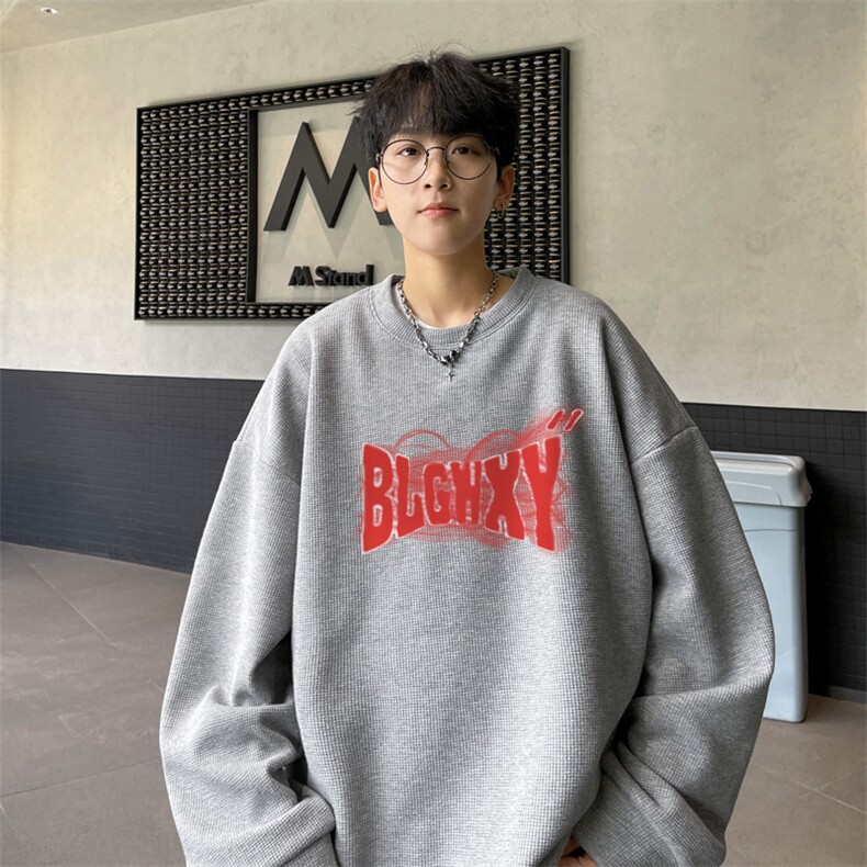 华夫格！华夫格卫衣男HW527-特P23图片