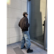 时尚潮流日系ins流行百搭飞行员夹克棉服男秋冬款外套M2923，男装夹克，星座1116A（原606A-3）