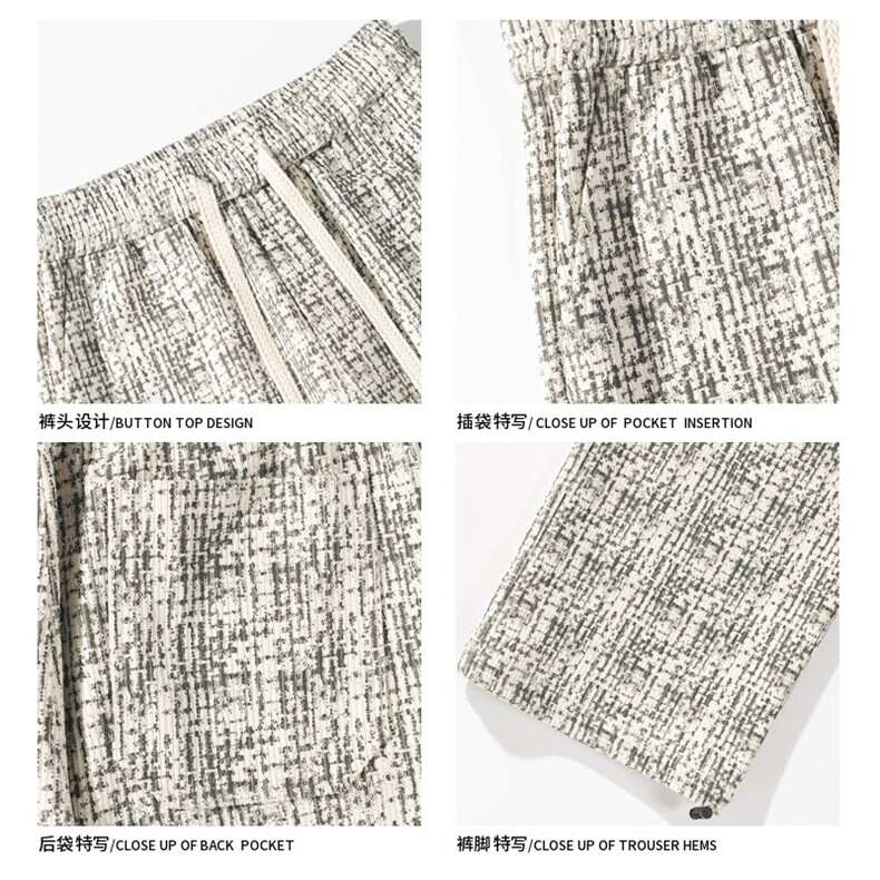 2026春季新款白底大码美式灯芯绒脏脏裤M-5XHK24648-特P30,男装休闲裤,电商A022