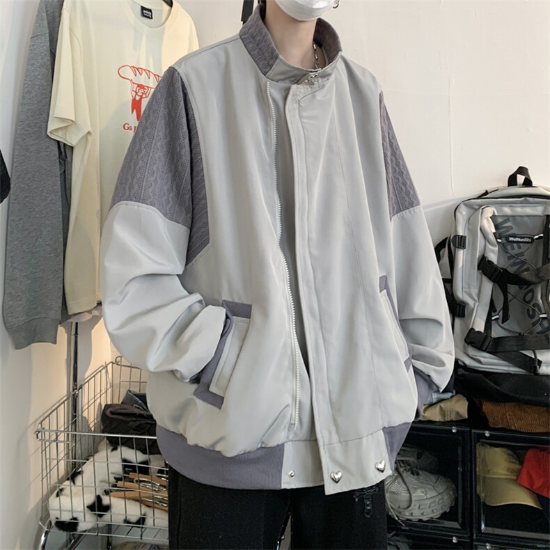抖音直播！垫肩阿尔法飞行员夹克男 CP35-70图片