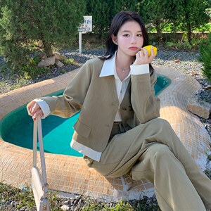 春现-假两件显瘦减龄小香风套装B190-2801-P165-K228图片