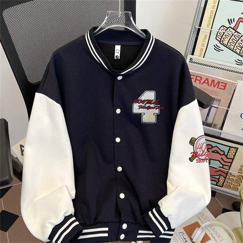 高质量刺绣棒球服青春2025流行，女装职业装，星座1210-1