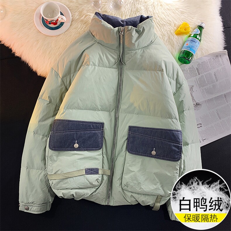 21口袋设计感小众男大码羽绒服外套女外套上衣6013P289限398,男装羽绒服,电商A089-1