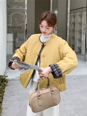 现货！2C056-7089-P195控288（南瓜色日系休闲小个子棉衣），女装棉衣/棉服，2C056