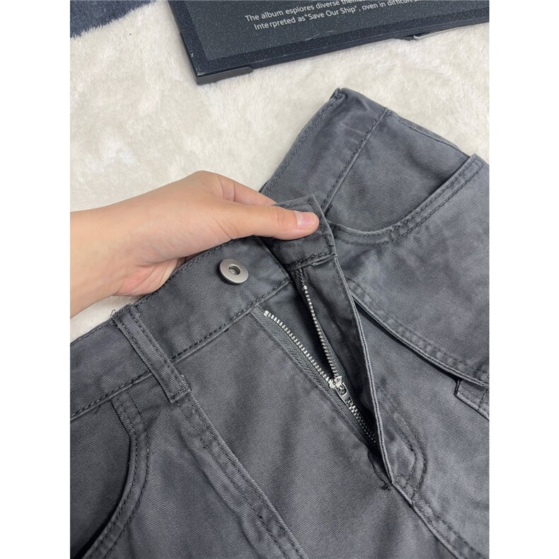 B221美式ins高街修身微喇洗褪工装休闲牛仔裤LK25609-特P50控98,男装牛仔裤,电商B221
