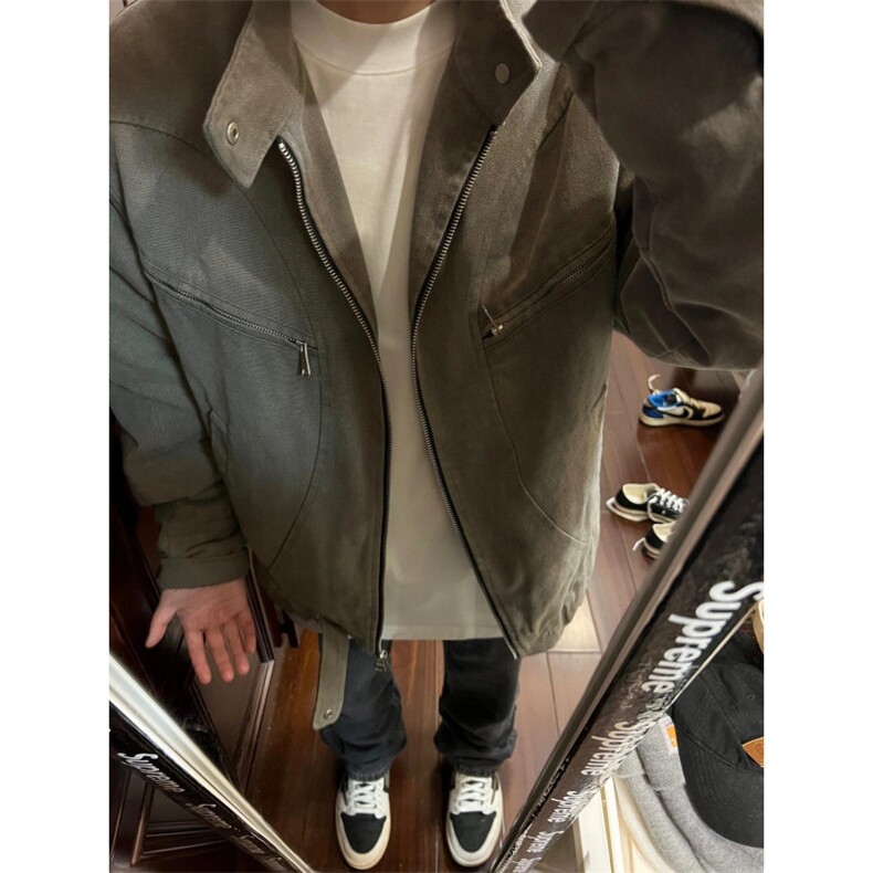 【有货】cleanfit短款哈灵顿外套男美式重工工装夹克JK04CC-特P78,男装夹克,星座1007（原301D）