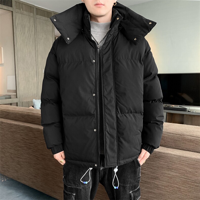 克莱因蓝冬季棉衣男加厚棉袄外套ins情侣款面包棉服M0761-P100,男装棉衣,星座308B-1