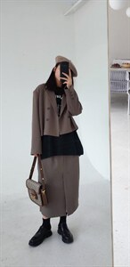 小众欧韩套装,女装职业装,是爱 SHI AN