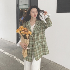 绿格纹