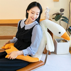 云酷毛绒玩具 大白鹅趴枕（有版权）