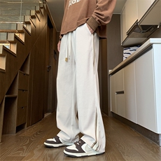 2026男士拼接美式高街休闲裤重磅高品质大码长裤23XK66550特批40，男装休闲裤，电商A042